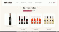Desktop Screenshot of landofwine.cz